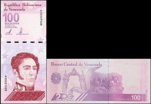 WENEZUELA, 100 BOLIVARES 29.04.2021, Pick W119