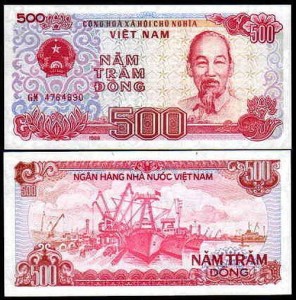 WIETNAM, 500 DONG 1988 Pick 101a1