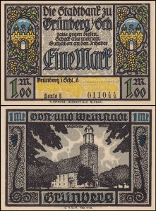 ZIELONA GÓRA - GRUNBERG 1 MARKA b.r.,	konto B, Kościół