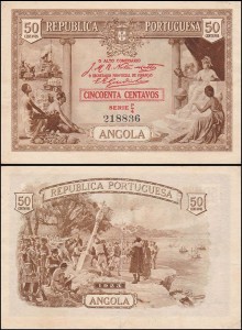 ANGOLA	50 CENTAVOS 1923 Pick 63