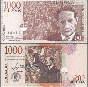 KOLUMBIA, 1000 PESOS 07.05.2002 Pick 450d