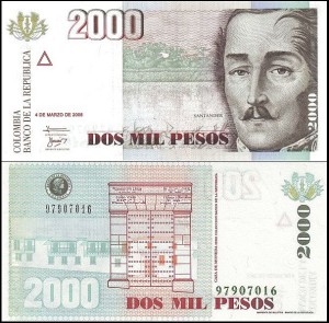 KOLUMBIA, 2000 PESOS 04.03.2005 Pick 451j