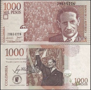 KOLUMBIA, 1000 PESOS 31.01.2006 Pick 456b