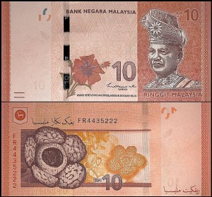 MALEZJA, 10 RINGGIT (2017), plastik, Pick 53c