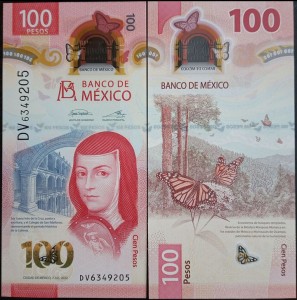MEKSYK, 100 PESOS 7.VII.2022, sygn. Cantellano & Rabiela, Pick W134