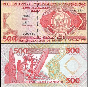 VANUATU, 500 VATU (1993),  Pick 5c