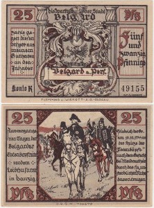 BIAŁOGARD - BELGARD, 25 FENIGÓW b.r., Fryderyk Wielki, Konto K