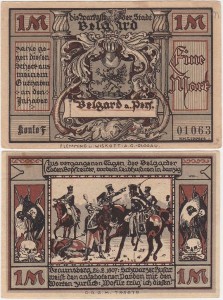 BIAŁOGARD - BELGARD 1 MARKA b.r, Huzarzy w 1807 r., Konto F