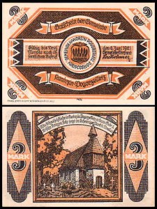 KĘDZIERZYN - KANDRZIN POGORZELETZ, 3 MARKI 6.VI.1921