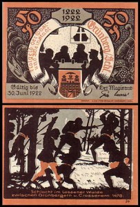 ZIELONA GÓRA - GRUNBERG, 50 FENIGÓW DO 30.VI.1922, Bitwa 1478