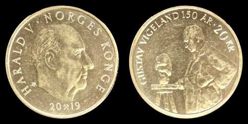 Norwegia 20 Kr  2019 vigeland.jpeg