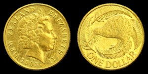 Nowa Zelandia 1 Dollar, Ptak Kiwi KM 120