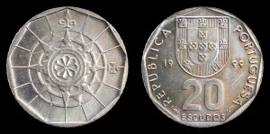 Portugalia, 20 Escudos 1999, KM 634.2