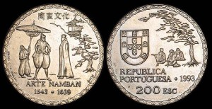 Portugalia, 200 Escudos 1993, Sztuka Namban, KM 668