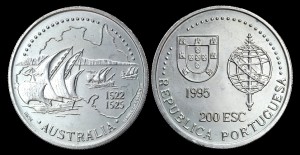 Portugalia, 200 Escudos 1995, Australia, KM 684