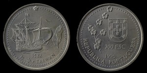 Portugalia, 200 Escudos 1996, Tajwan, KM 692