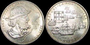 Portugalia, 200 Escudos 1999, Pedro Alvares Cabral, KM 717