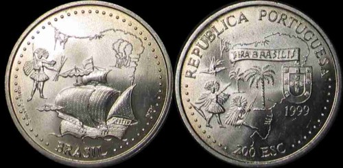 Portugalia, 200 Escudos 1999 brazylia.jpg