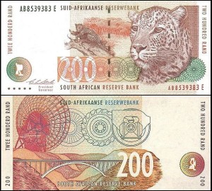 AFRYKA POŁUDNIOWA - RPA 200 RAND (1994) Pick 127a