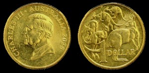 Australia, 1 Dollar 2025,  Karol III, UC7