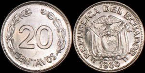 Ekwador, 20 Centavos  KM 77.1c