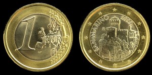 Euro-San Marino 1 Euro 2022 Bimetal, UC7