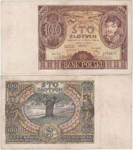 POLSKA, 100 ZŁOTYCH 2.6.1932, Seria AZ, Parch. 98a