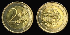 EURO-Słowacja, 2 Euro 2022, Silnik parowy, UC108
