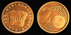 Euro-Słowenia, 2 cent 2023 Bocian, KM 69