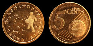Euro-Słowenia, 5 cents 2024 Bocian, KM 70
