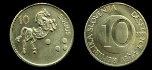 Słowenia, 10 Tolarjev 2000, Koń, KM 41