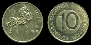 Słowenia, 10 Tolarjev 2002, Koń, KM 41