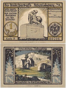 KOWARY - SCHMIEDEBERG	1 MARKA	br., Wapiennik w 1840, Konto A