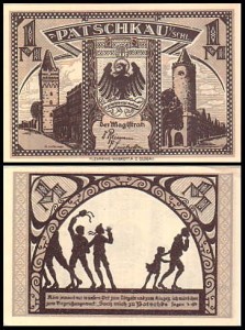 PACZKÓW - PATSCHKAU 1 MARKA br. Scena symboliczna, kilka postaci