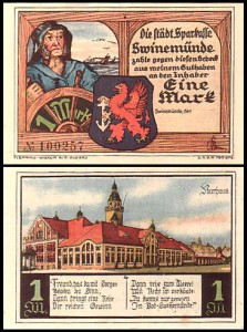 ŚWINOUJŚCIE - SWINEMUNDE 1 MARKA br., Dom Zdrojowy