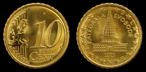 Euro-Słowenia, 10 cents 2023, Projekt Parlamentu, KM 71