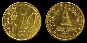 Euro-Słowenia, 10 cents 2024, Projekt Parlamentu, KM 71