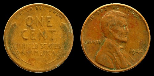 USA 1 Cent 1944 , KM A132, 0.80zł.jpeg