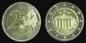 EURO-Grecja 2 Euro Bimetal 2026 Akademia w Atenach