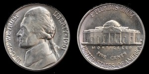 USA, 5 Cents 1961, KM A192