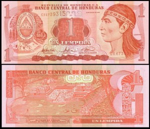 HONDURAS, 1 LEMPIRA 2003 Pick 84c