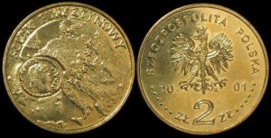 Polska, 2 Złote 2001, Szlak Bursztynowy, stan I
