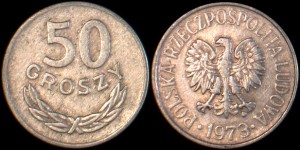 Polska, 50 Groszy 1973