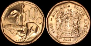 Afryka Płd. RPA, 10 Cents różne roczniki, KM 135, Stan I
