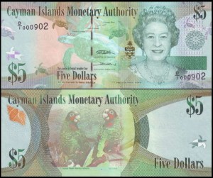 KAJMANY, 5 DOLLARS 2010 Pick 39a