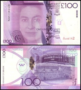 GIBRALTAR, 100 POUNDS 1.1.2011 seria A/AA, Pick 39