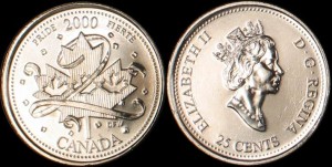 Kanada, 25 Cents 2000, KM 384.2, Pride - Duma, Stan I