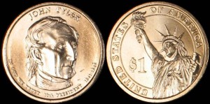 USA, 1 Dollar 2009 D, KM 451, John Tayler, stan I