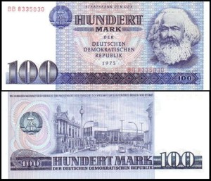 NIEMCY - DDR, 100 MARK 1975 Pick 31a