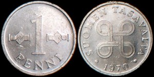 Finlandia, 1 Penni 1970, KM 44a